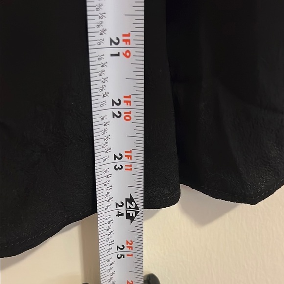 Madewell Black Boxy Short Sleeve Cropped Blouse, Womens S - Picture 6 of 7